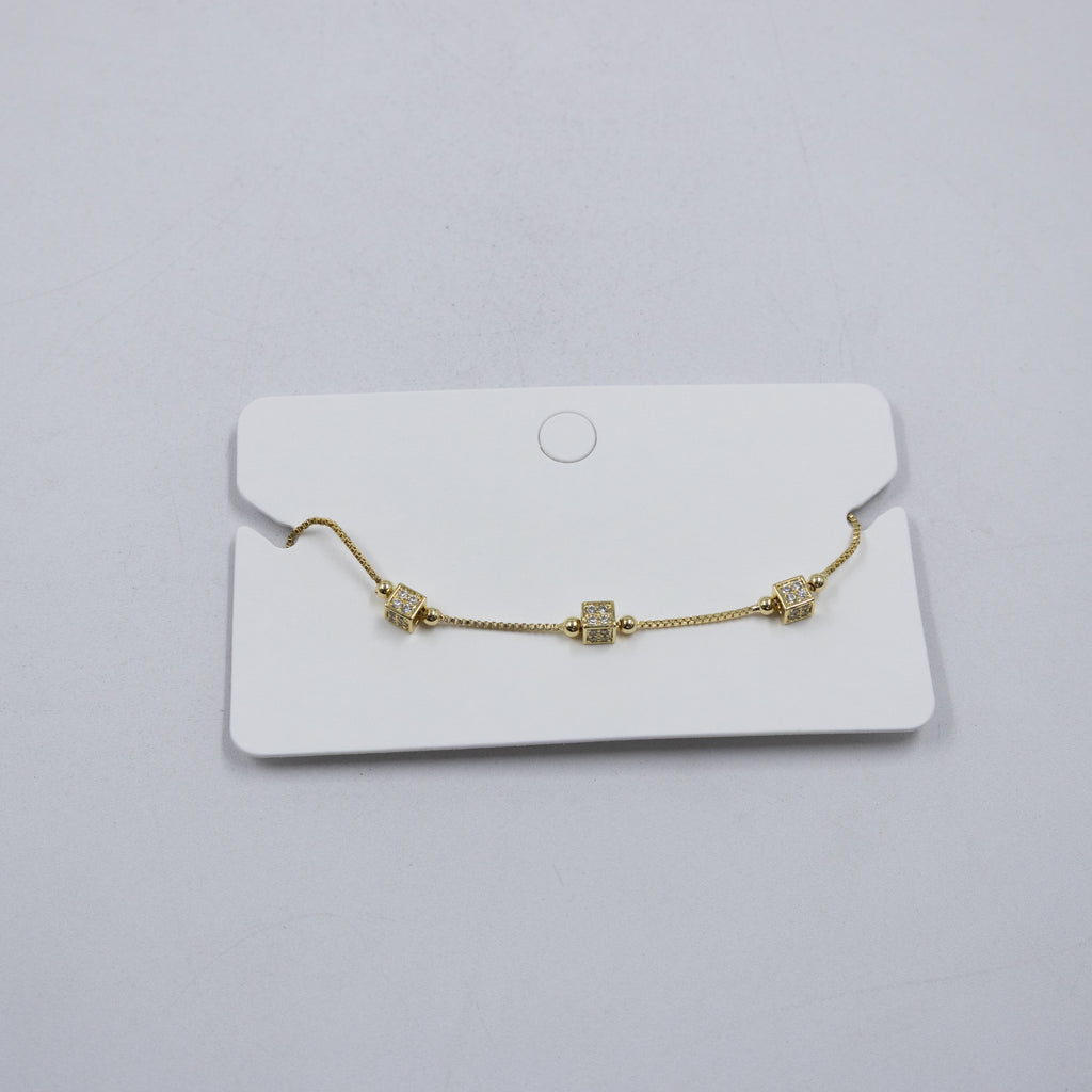 Pulsera Dorada Ansheli M15 Oro Laminado