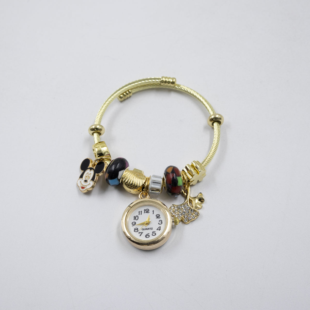 Pulsera tipo Pandora Dorados M18 Oro Laminado