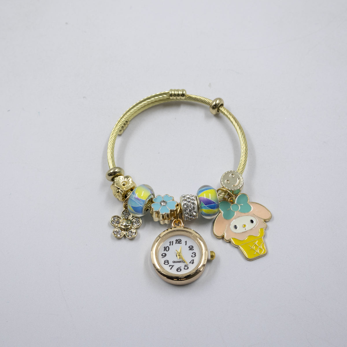 Pulsera tipo Pandora Dorados M15 Oro Laminado