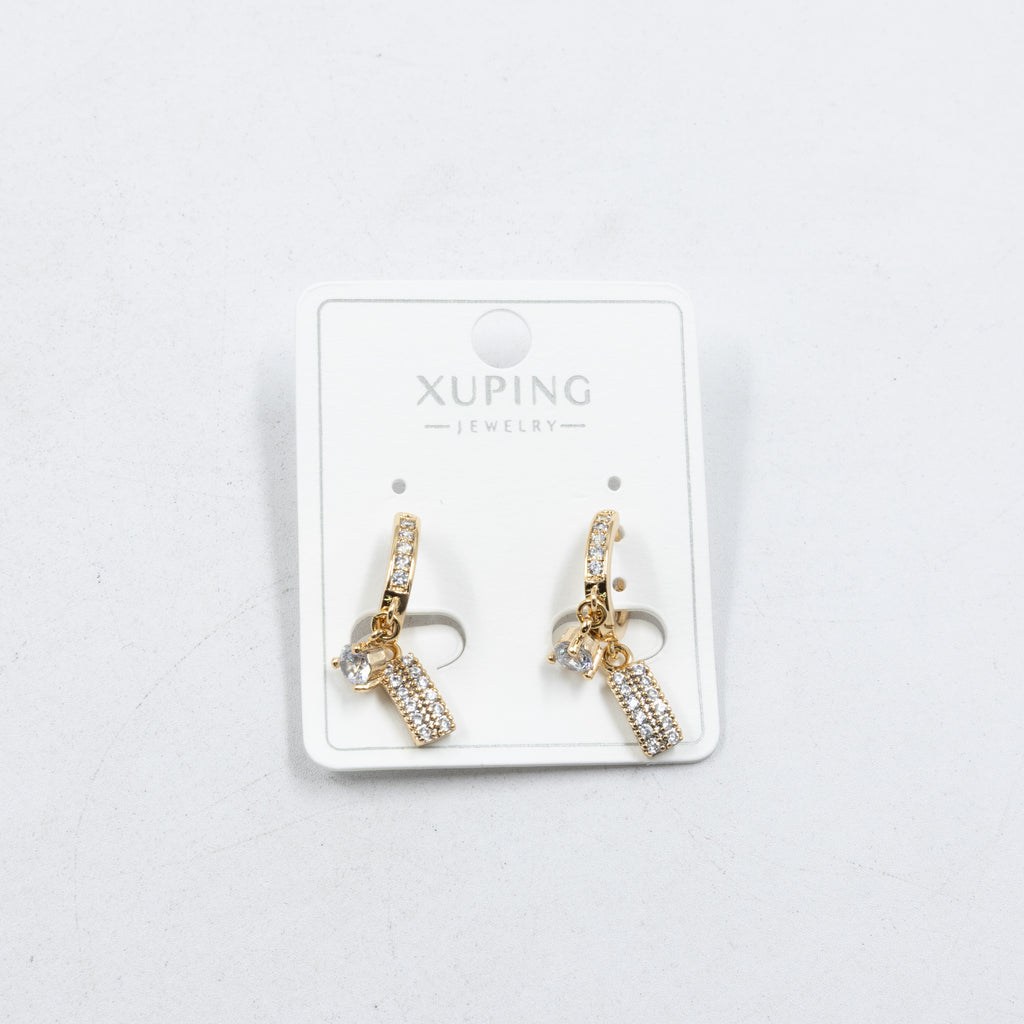 Aretes Xuping Dorados M16 Oro Laminado