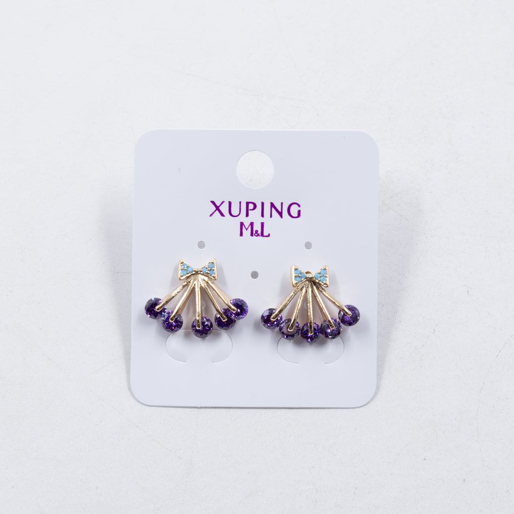 Aretes Xuping Dorados M12 Oro Laminado