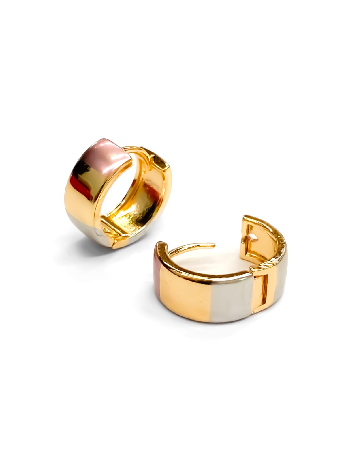 ARETES HUGGIES M19 - ORO LAMINADO