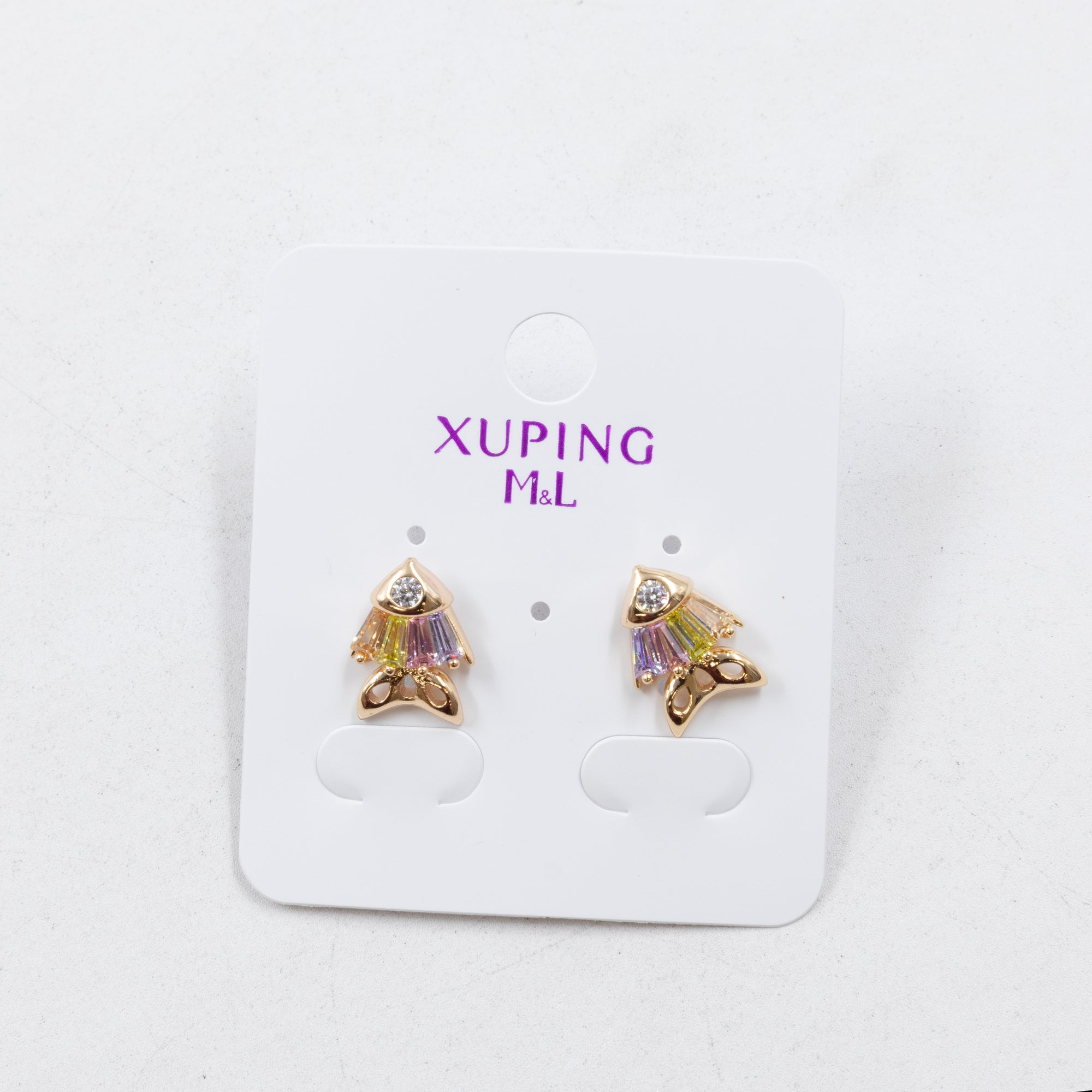 Aretes Xuping Dorados M2 Oro Laminado