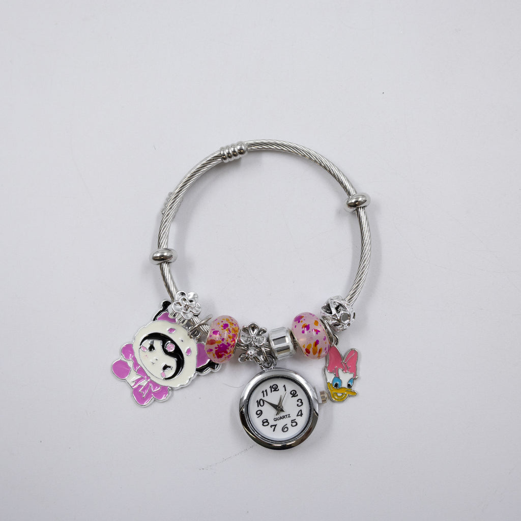 Pulsera tipo Pandora Plateadas M14 Oro Laminado