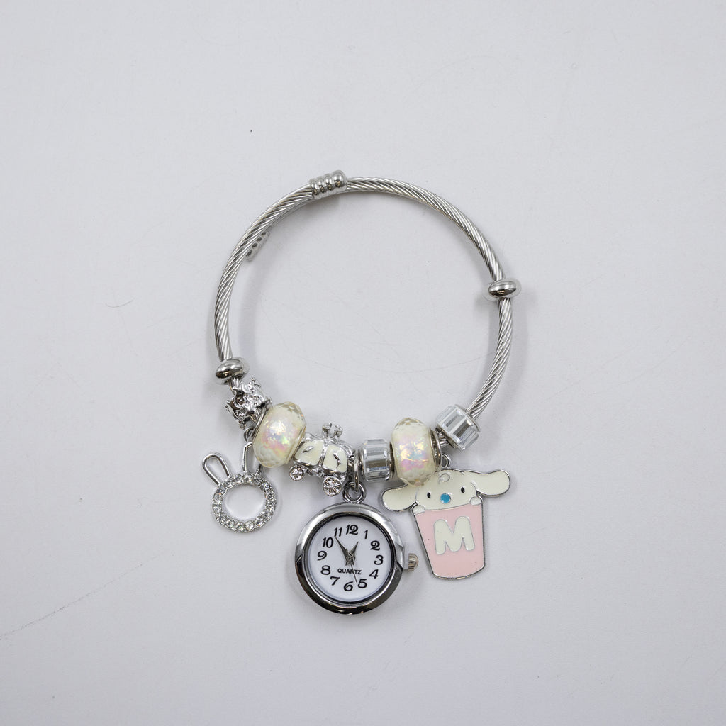 Pulsera tipo Pandora Plateadas M15 Oro Laminado