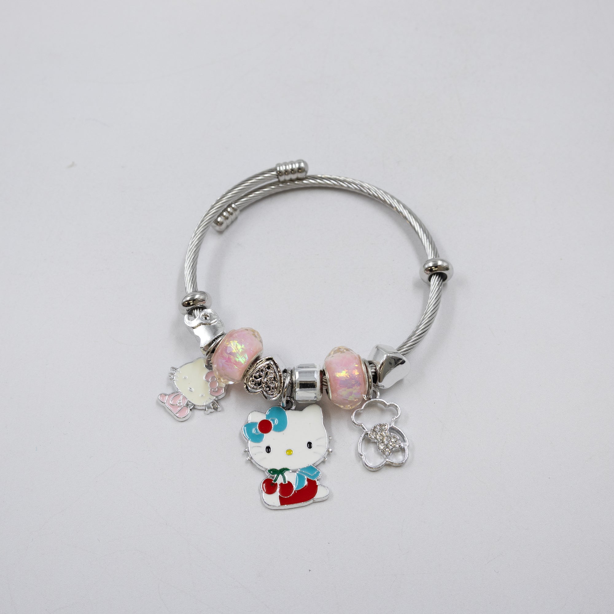 Pulsera tipo Pandora Plateados M9 Oro Laminado