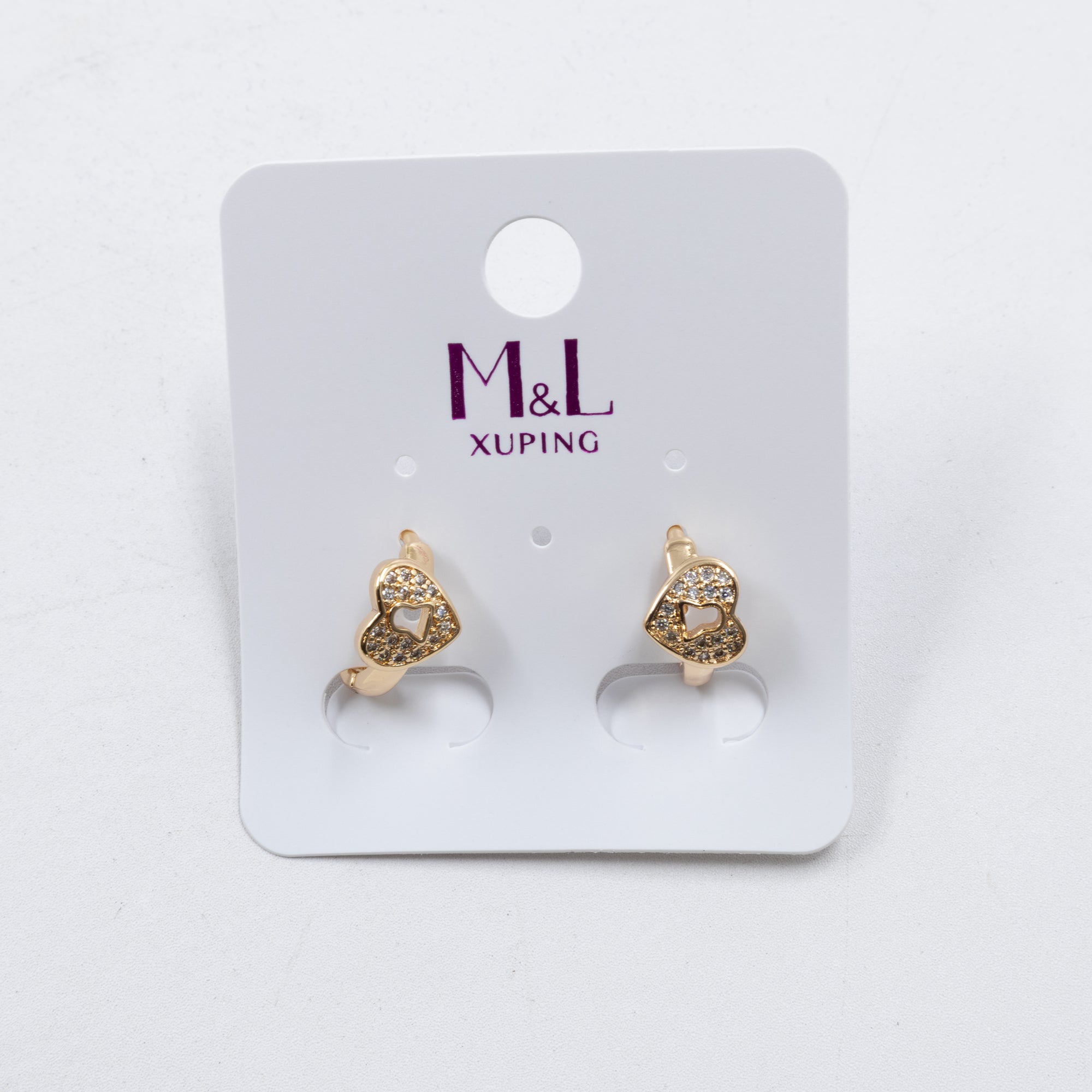 Aretes Dorados Xuping de Aro M3 Oro Laminado