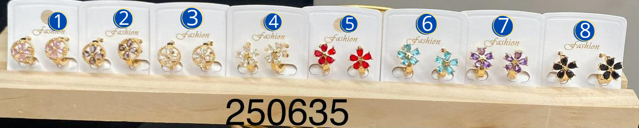 Aretes Dorados M8 Oro Laminado 02/03/26
