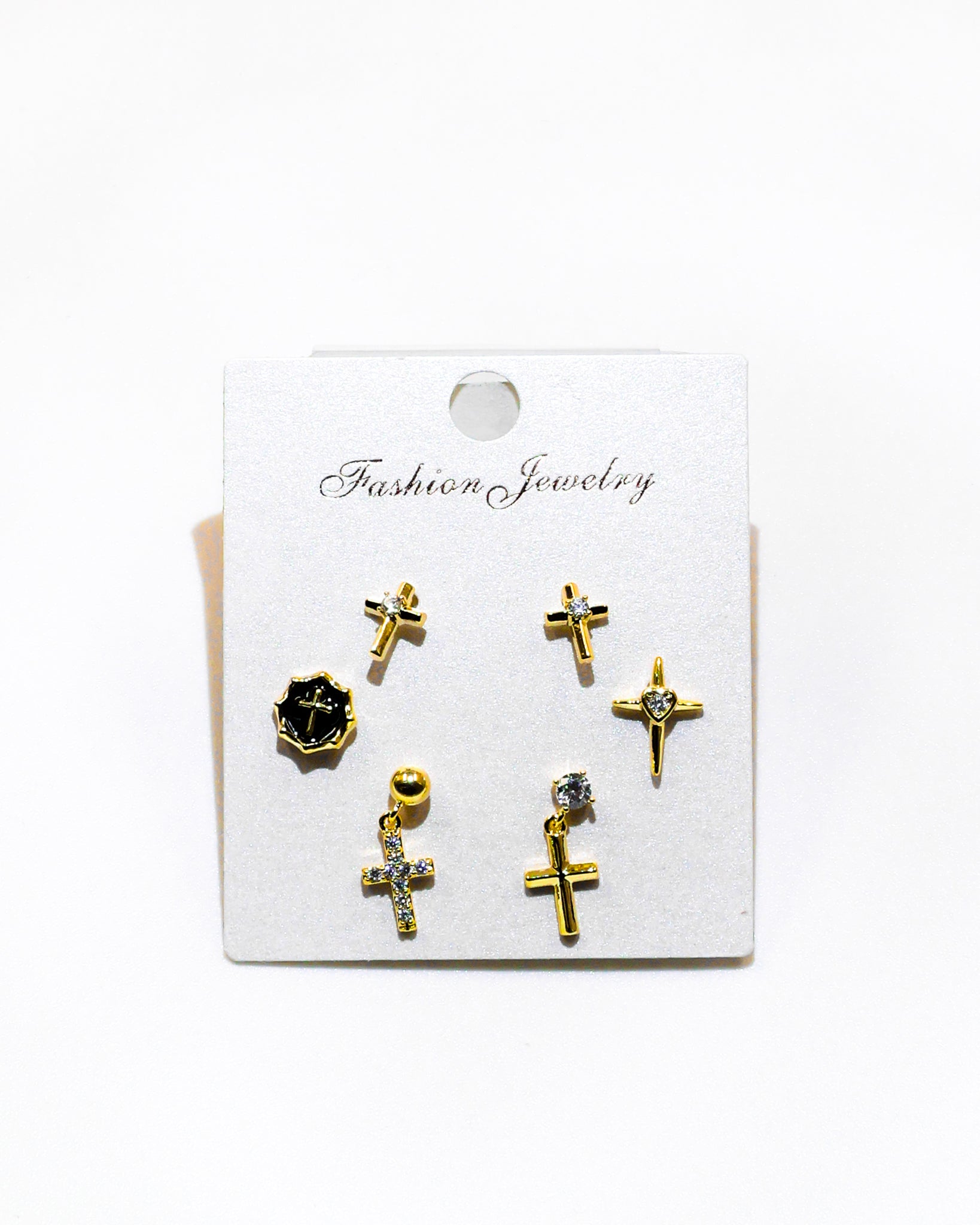Set Aretes X3 - M15 Oro Laminado