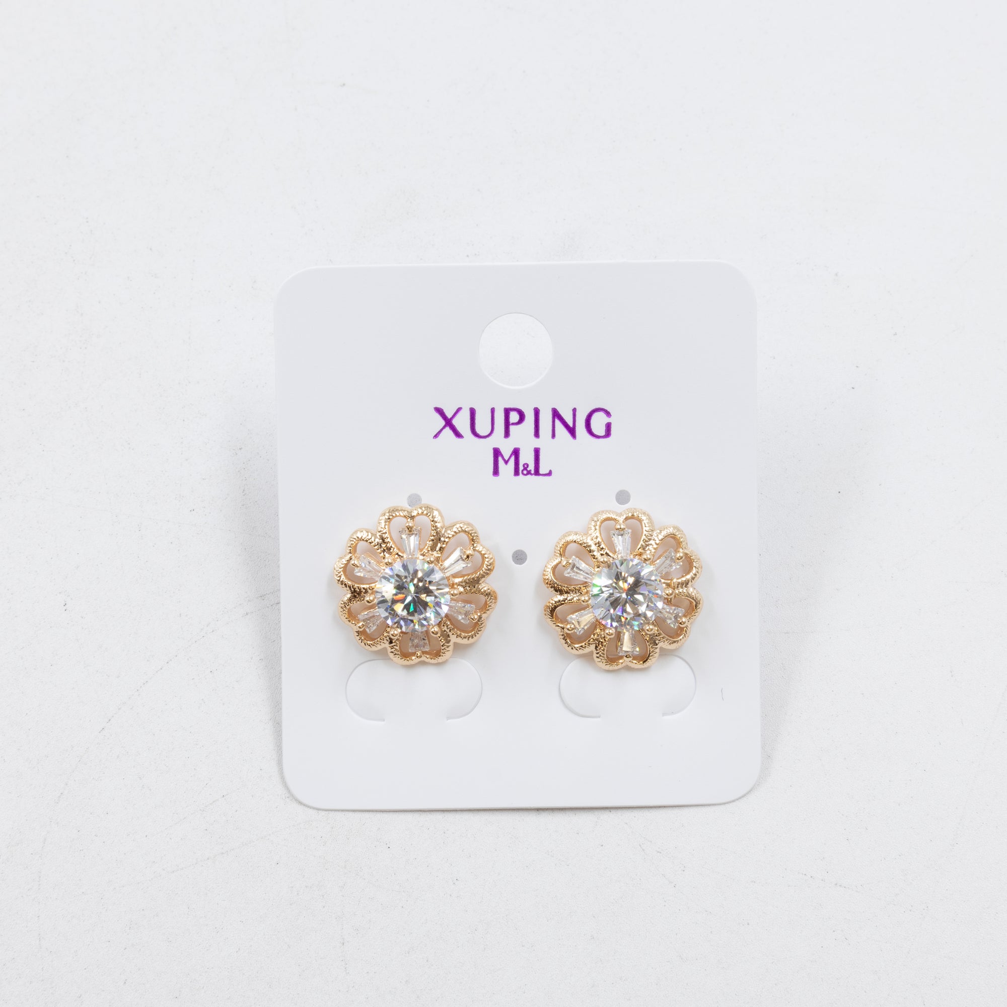 Aretes Xuping Dorados M10 Oro Laminado