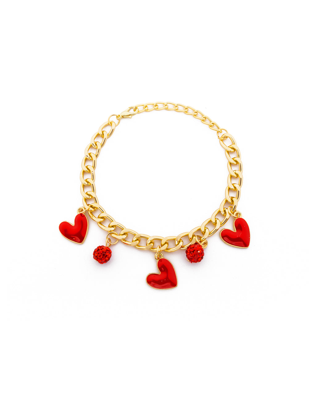 PULSERA DE CEREZA M5 ORO LAMINADO