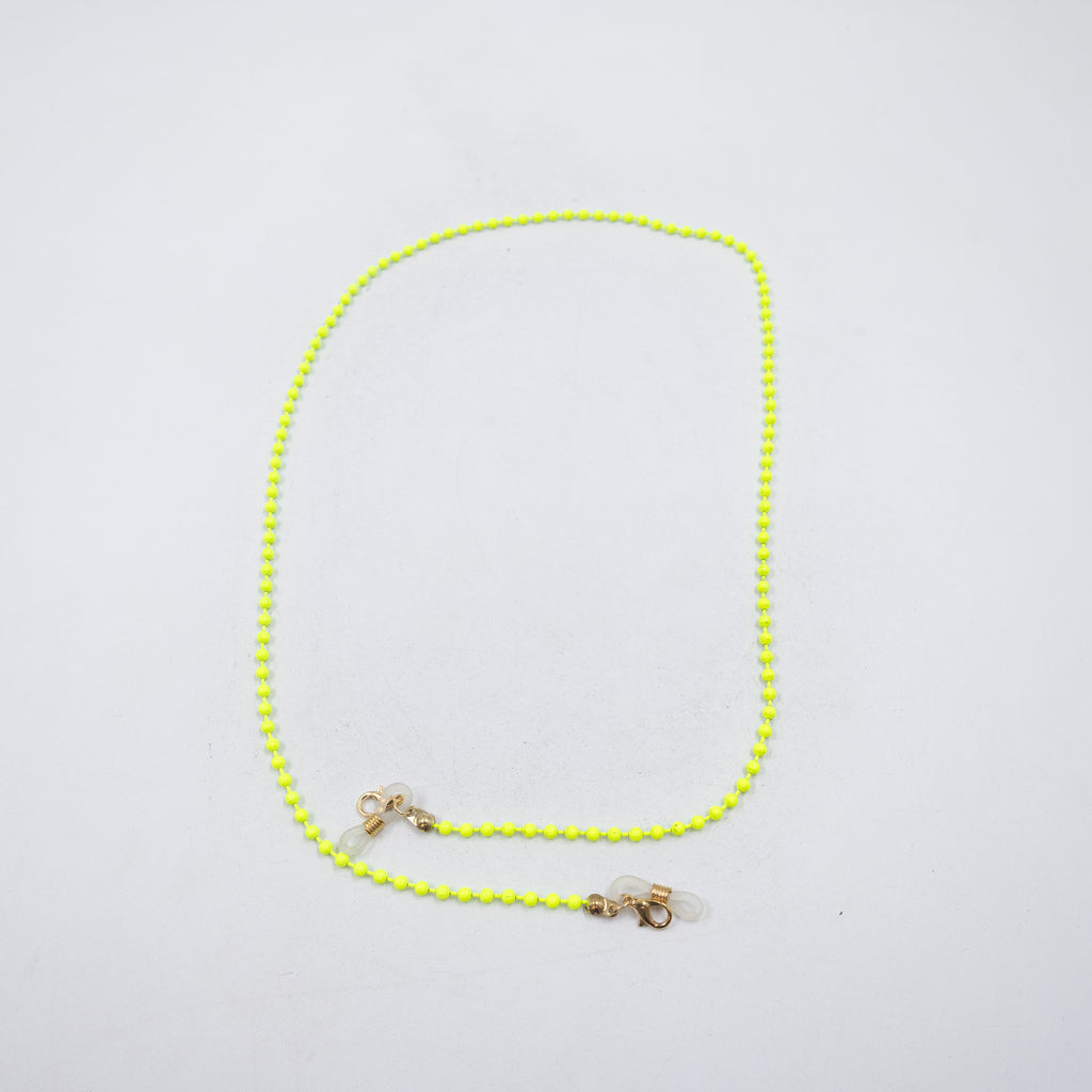 Sujetador de lentes Dorados con Dijes M6 Oro Laminado