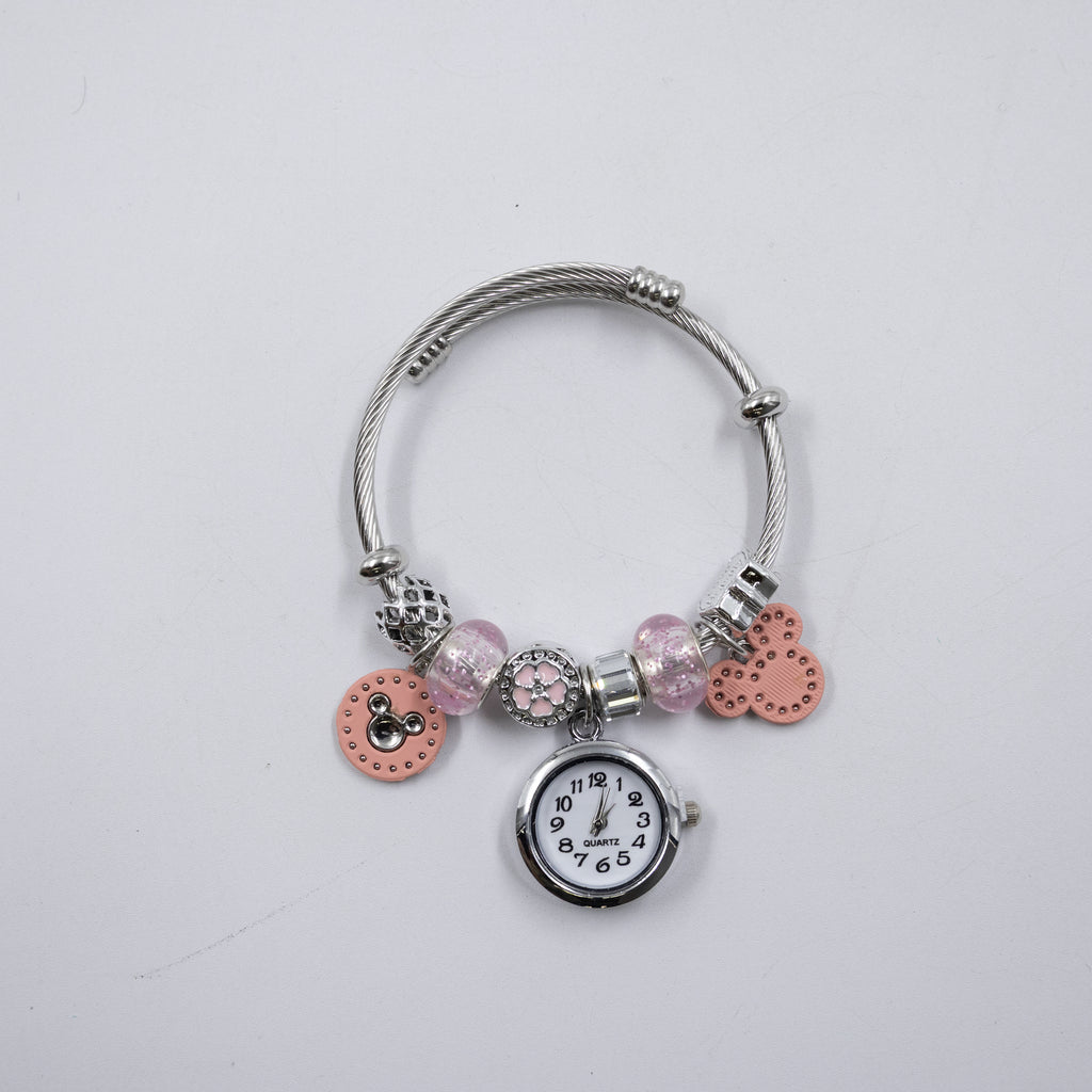 Pulsera tipo Pandora Plateadas M19 Oro Laminado