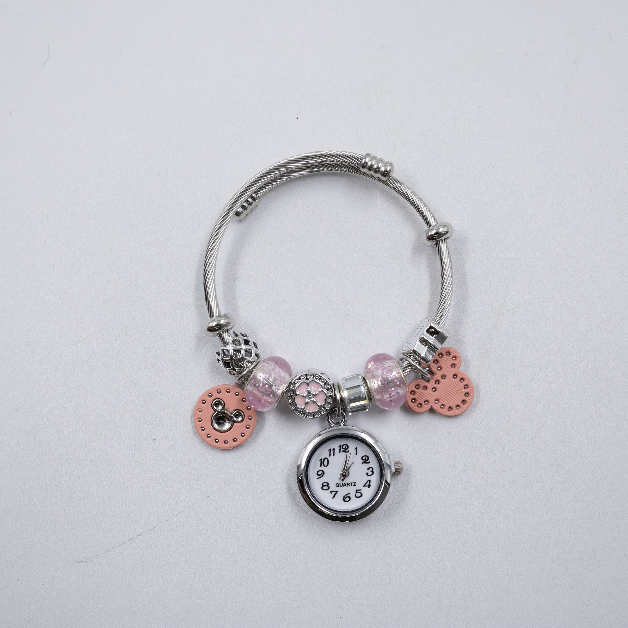 Pulsera tipo Pandora Plateadas M19 Oro Laminado