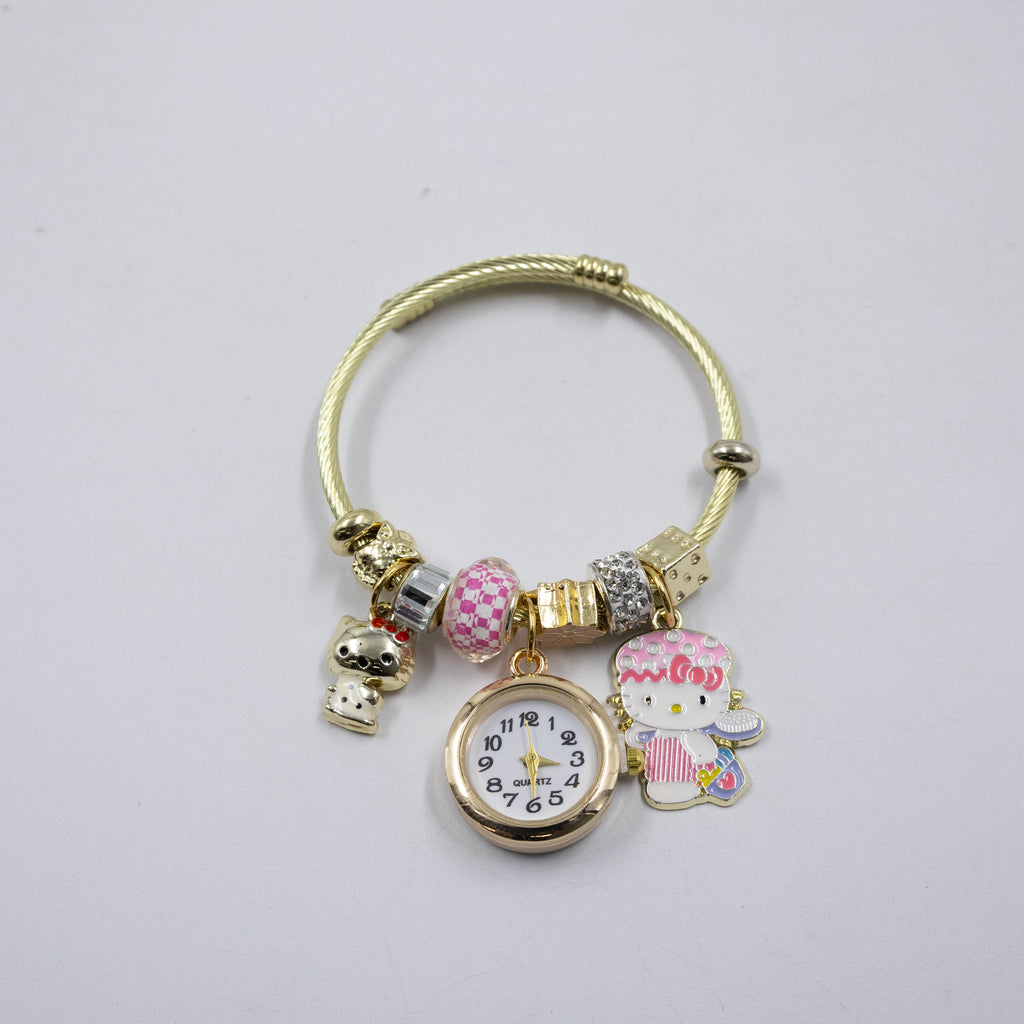 Pulsera tipo Pandora Dorados M13 Oro Laminado