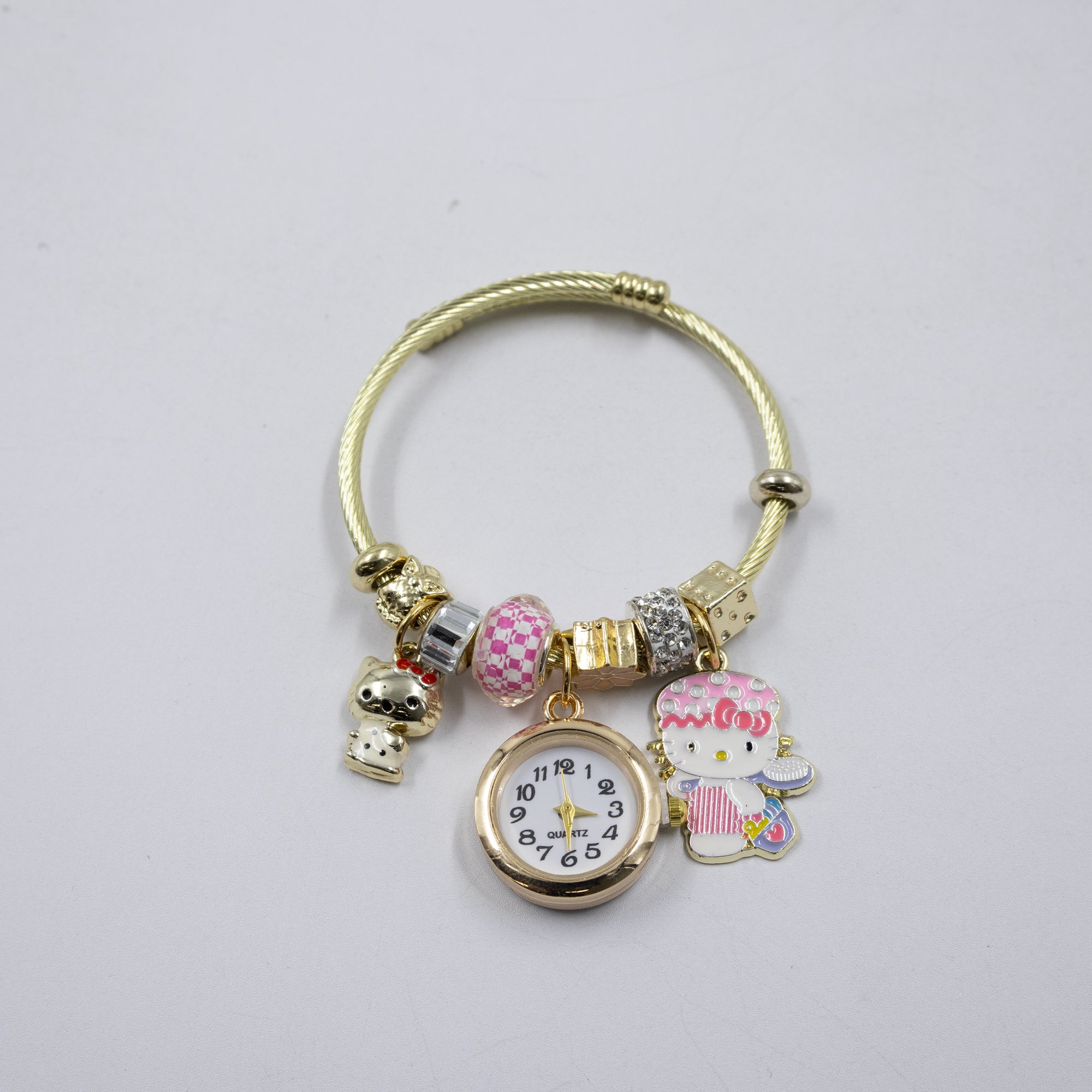 Pulsera tipo Pandora Dorados M13 Oro Laminado