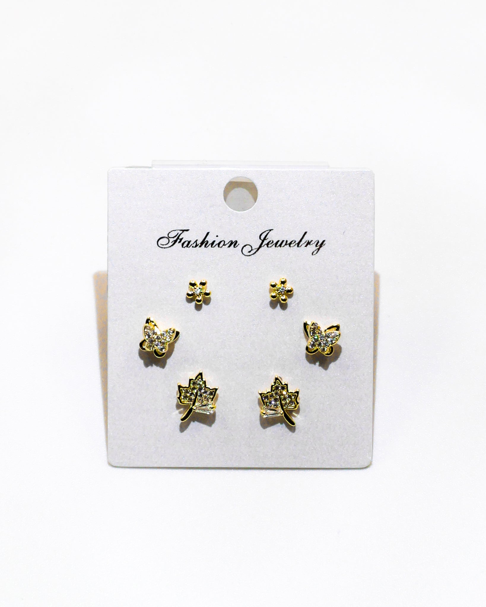 Set Aretes X3 - M21 Oro Laminado