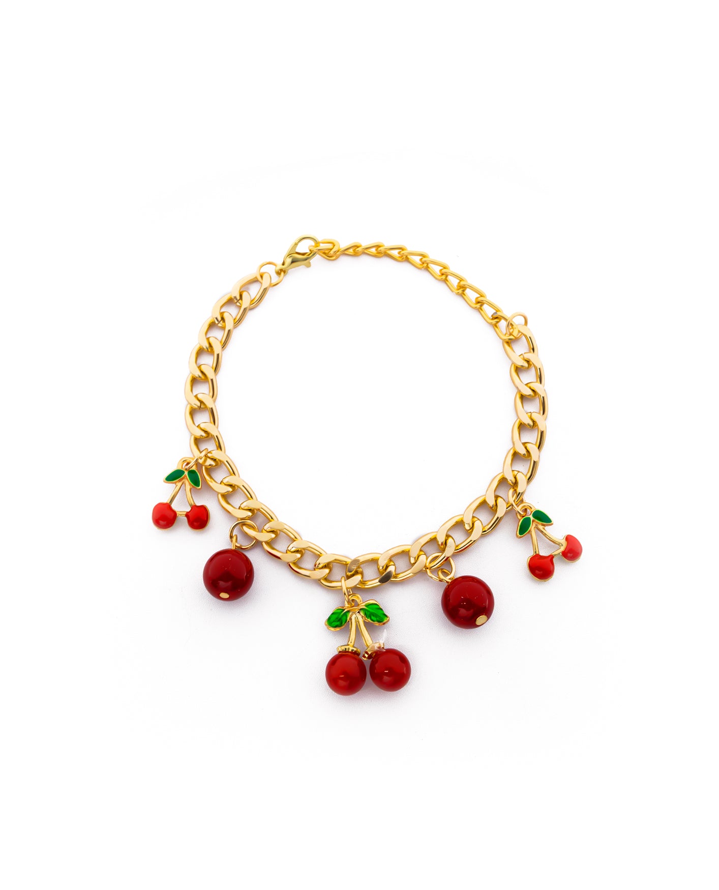 PULSERA DE CORAZON M2 ORO LAMINADO