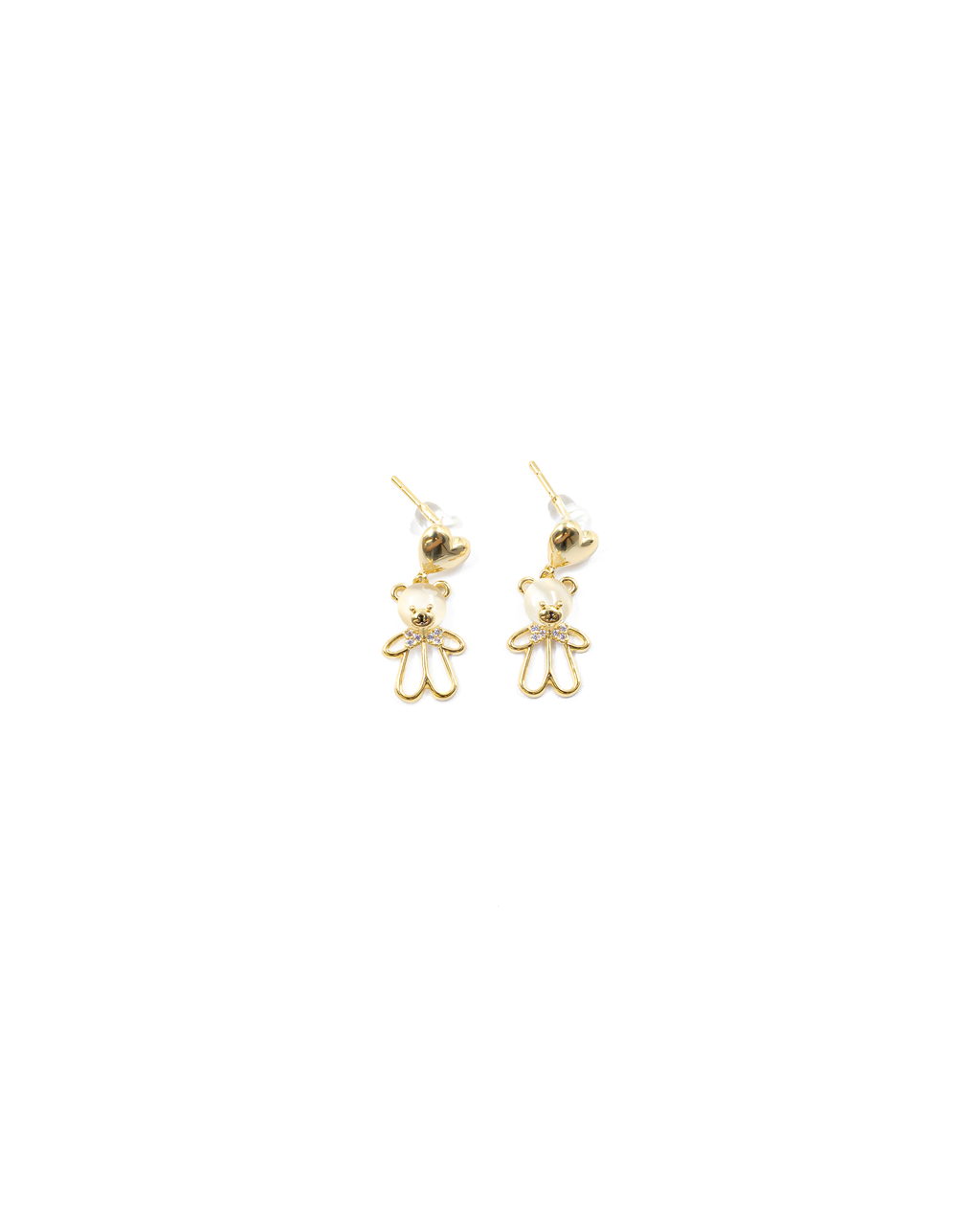Aretes Largos Ansheli Dorados M1 Oro Laminado