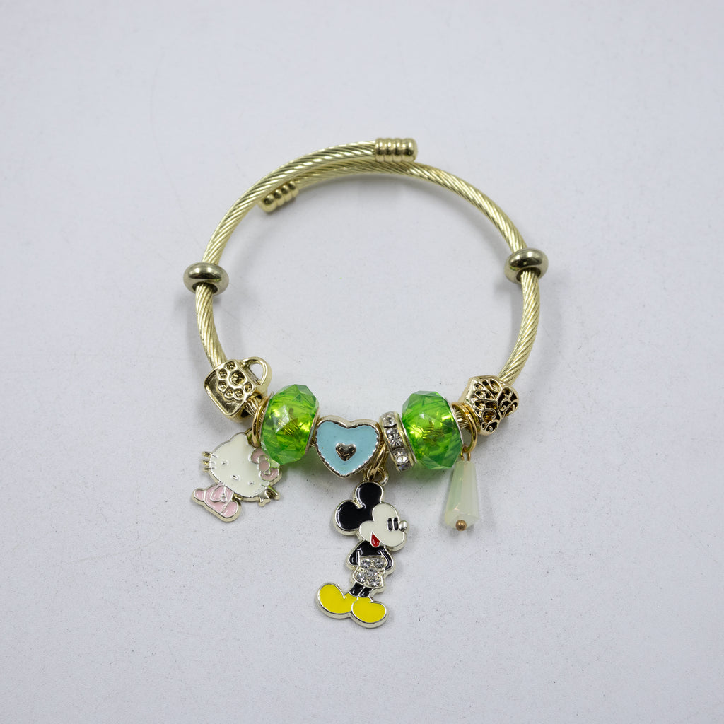 Pulsera tipo Pandora M7 Oro Laminado