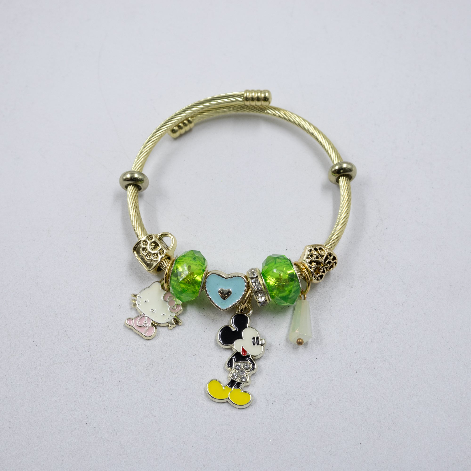 Pulsera tipo Pandora M7 Oro Laminado
