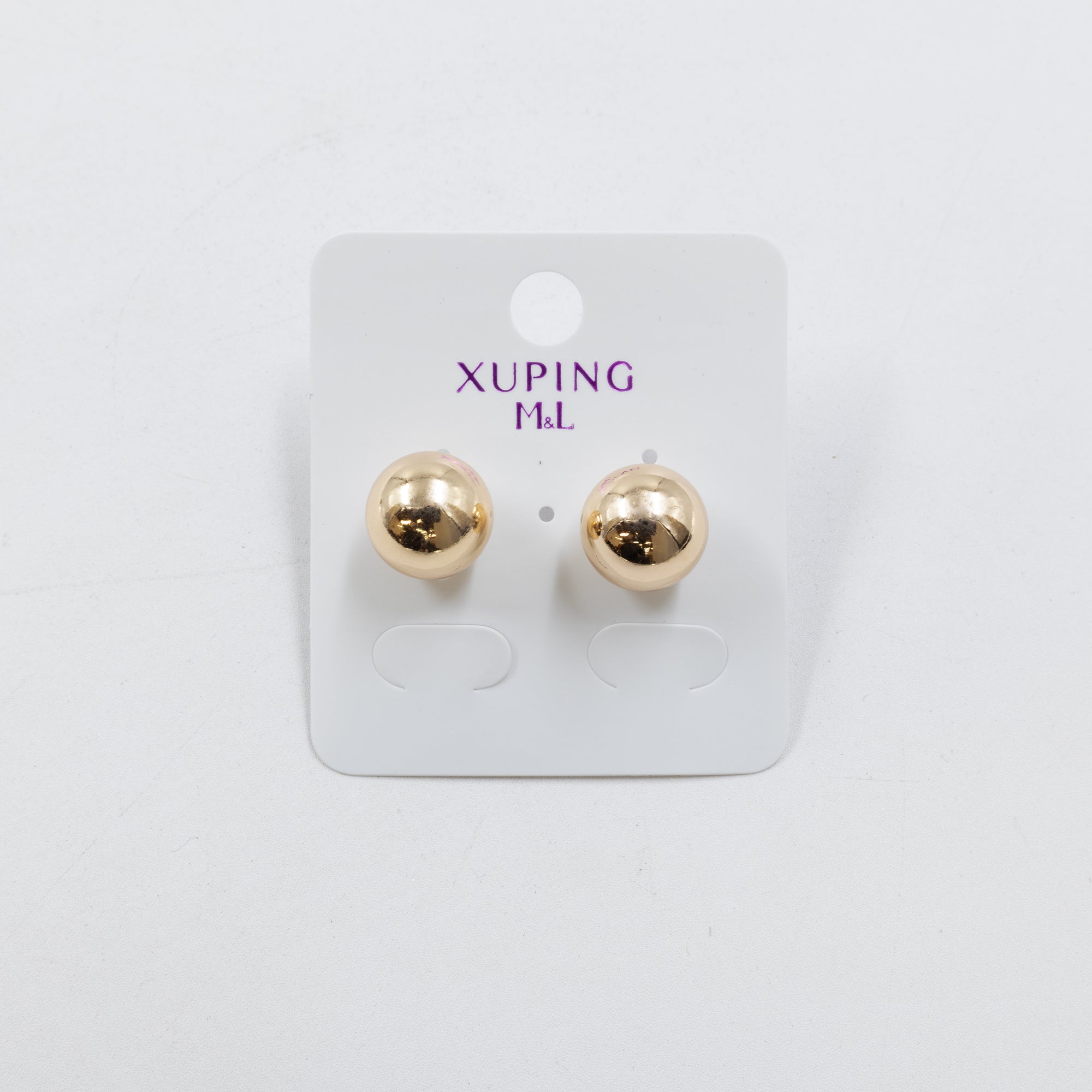 Aretes Dorados Xuping de Aro M5 Oro Laminado