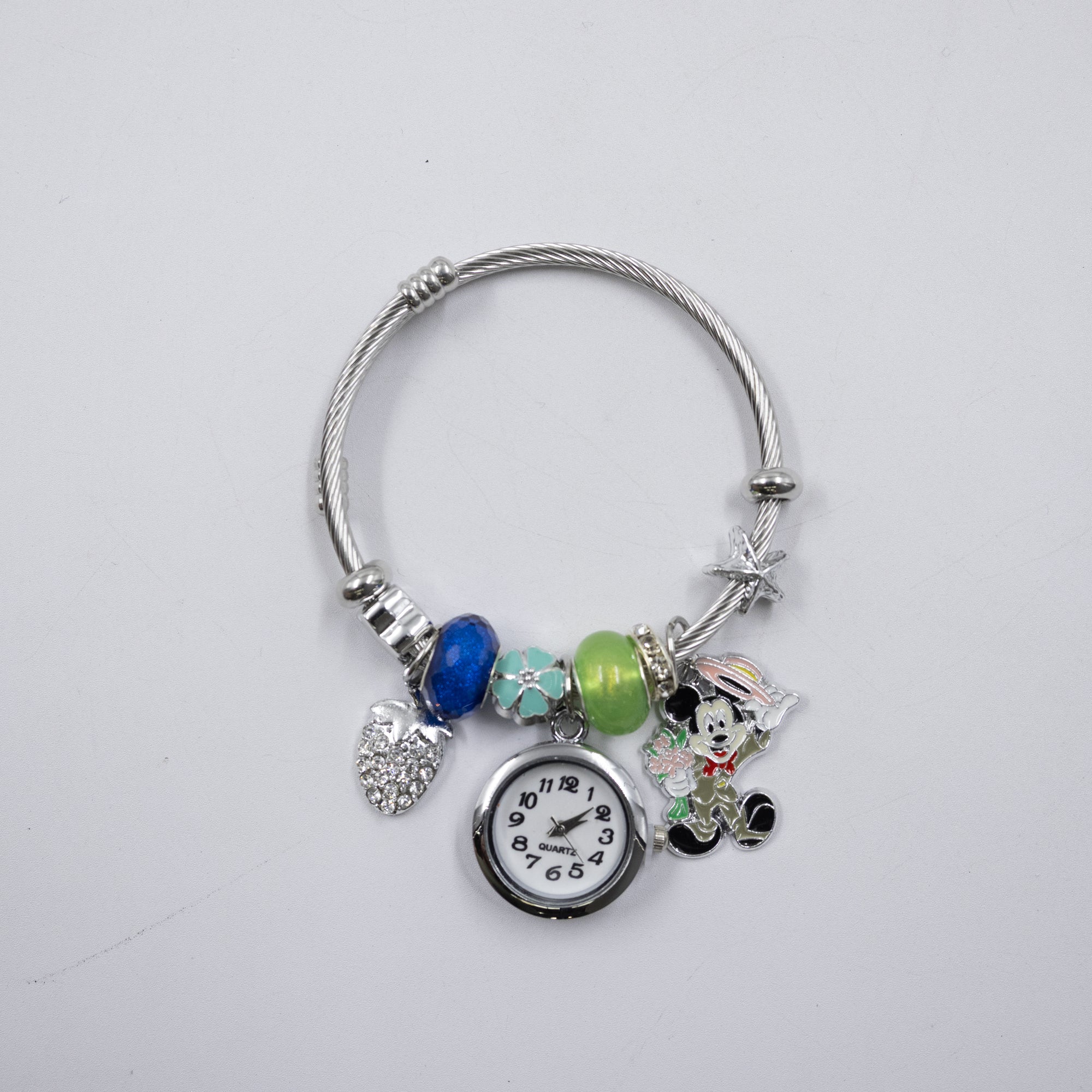 Pulsera tipo Pandora Plateadas M18 Oro Laminado