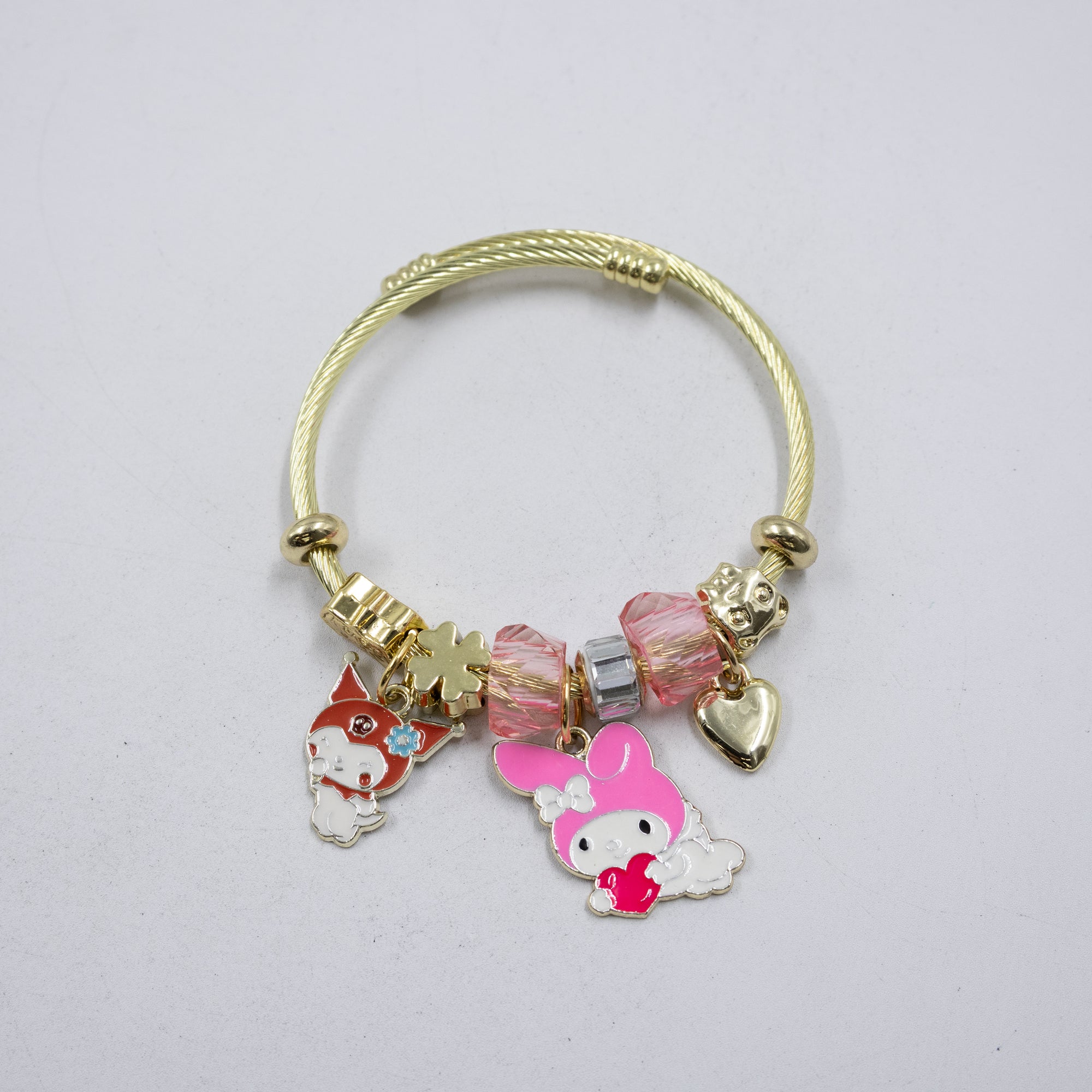 Pulsera tipo Pandora M4 Oro Laminado