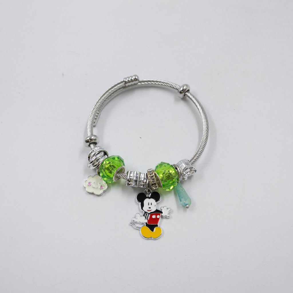 Pulsera tipo Pandora Plateados M6 Oro Laminado