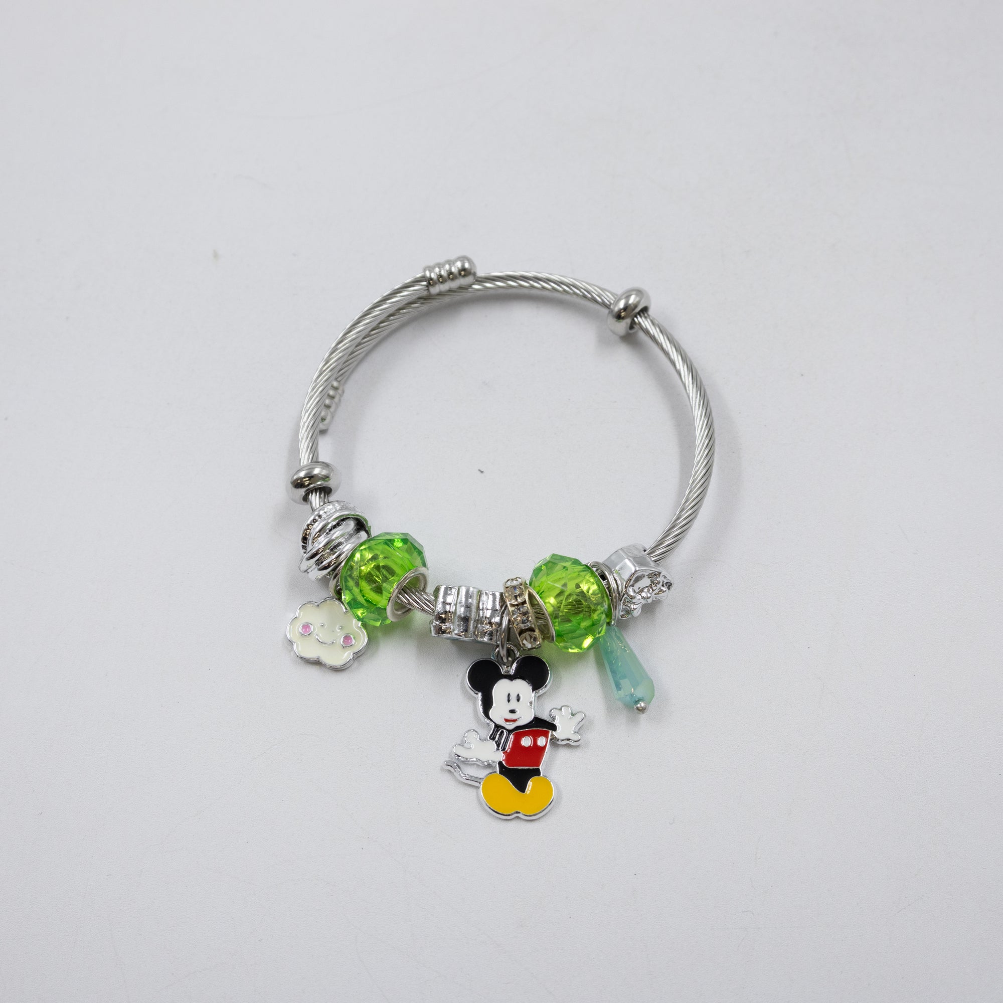 Pulsera tipo Pandora Plateados M6 Oro Laminado