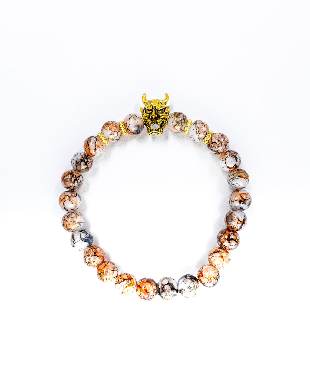 Pulsera de Cuentas con Dije - M3 Acero Inoxidable
