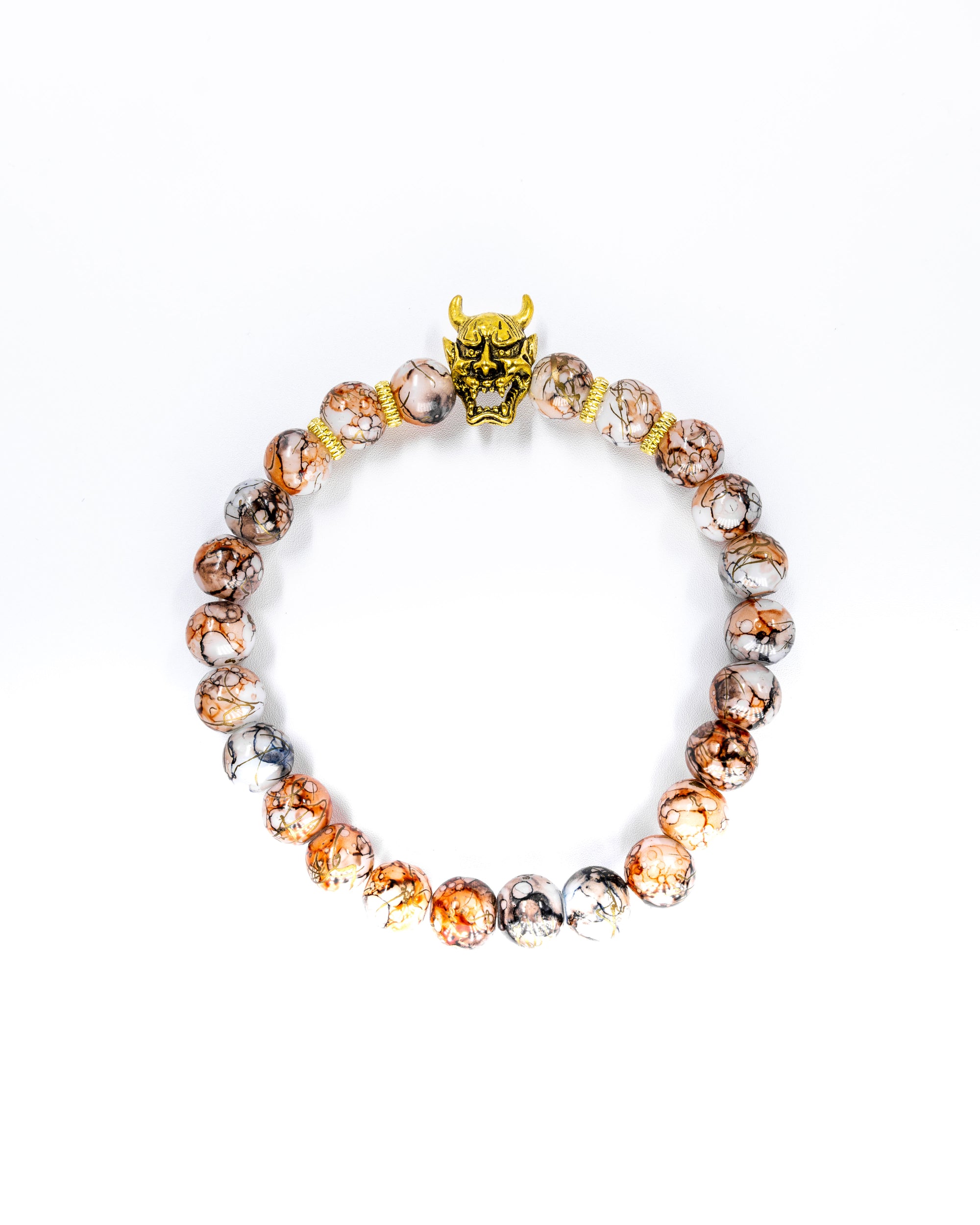 Pulsera de Cuentas con Dije - M3 Acero Inoxidable