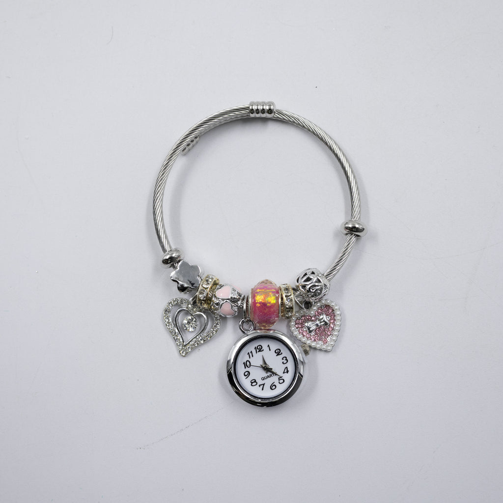 Pulsera tipo Pandora Plateadas M21 Oro Laminado