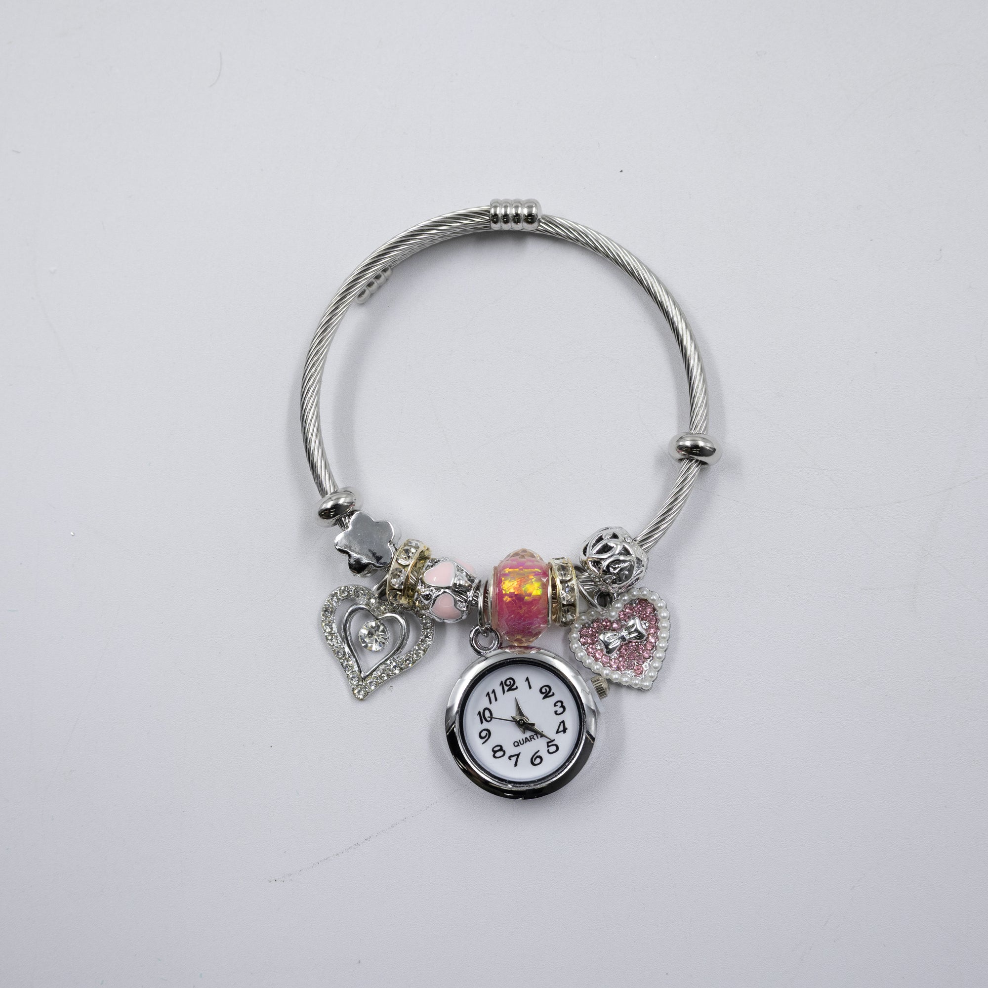 Pulsera tipo Pandora Plateadas M21 Oro Laminado