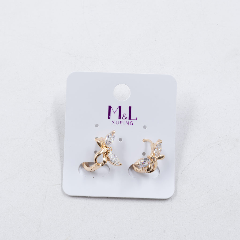 Aretes Xuping Dorados M11 Oro Laminado