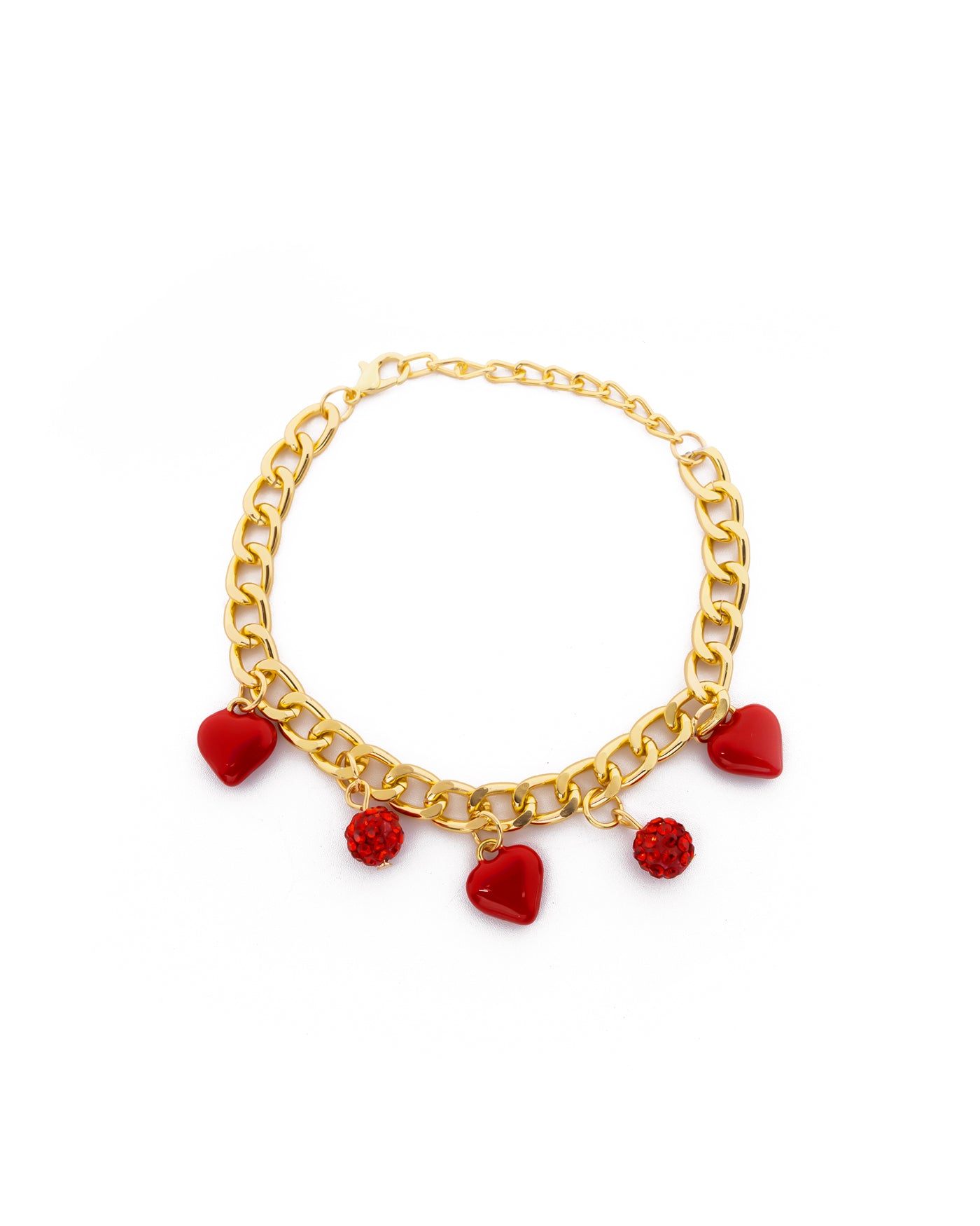 PULSERA DE CEREZA M6 ORO LAMINADO