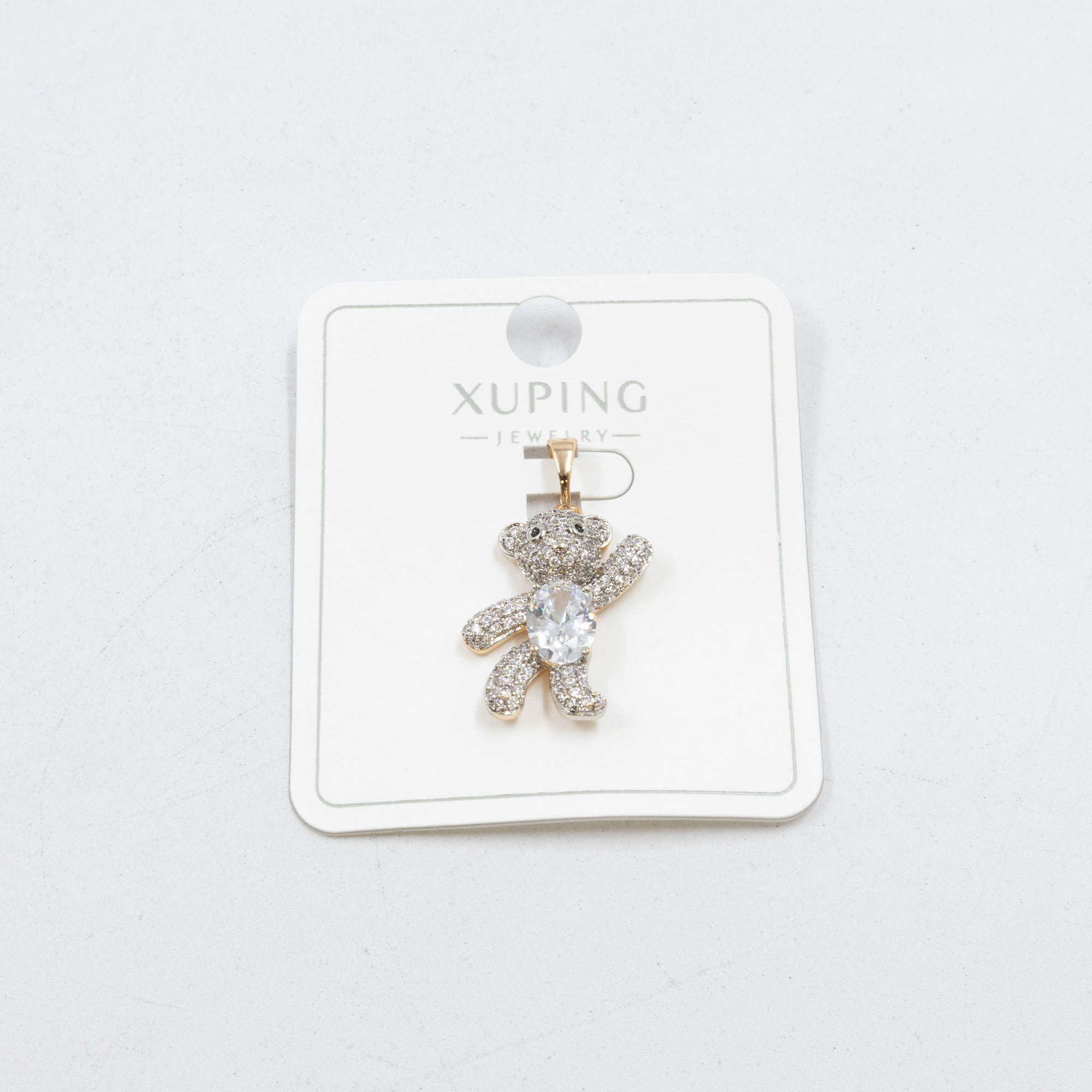 Dijes Xuping con Piedras M8 Oro Laminado