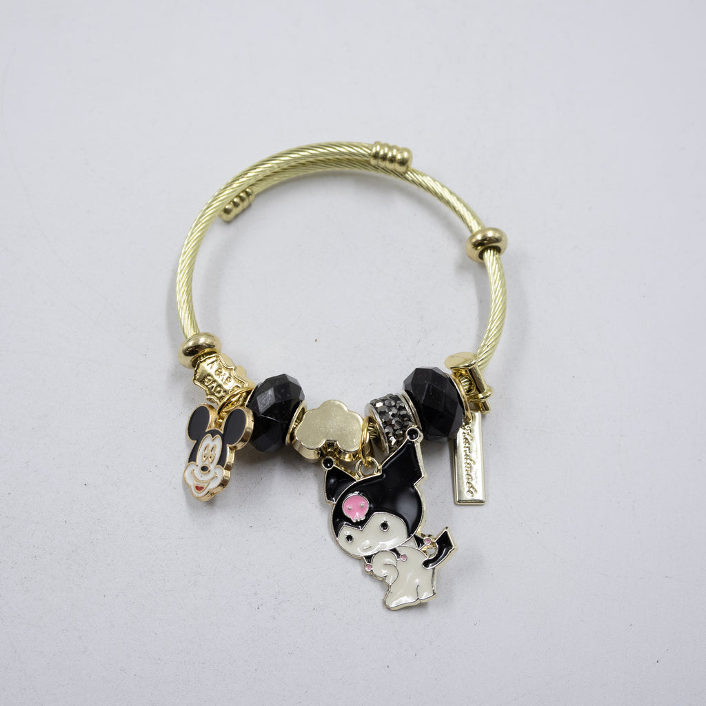 Pulsera tipo Pandora M3 Oro Laminado