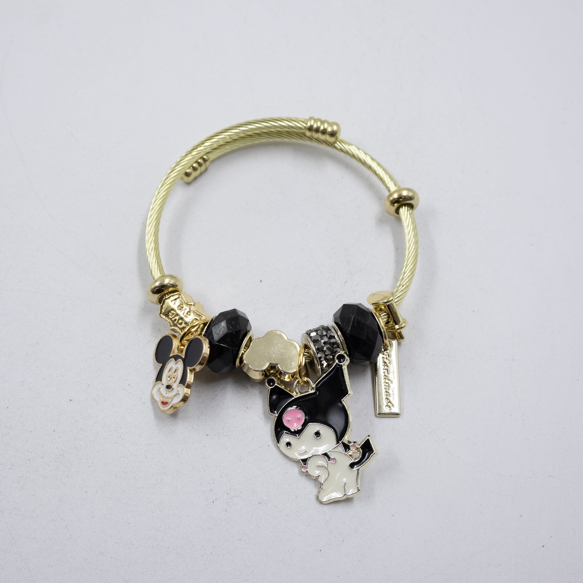 Pulsera tipo Pandora M3 Oro Laminado