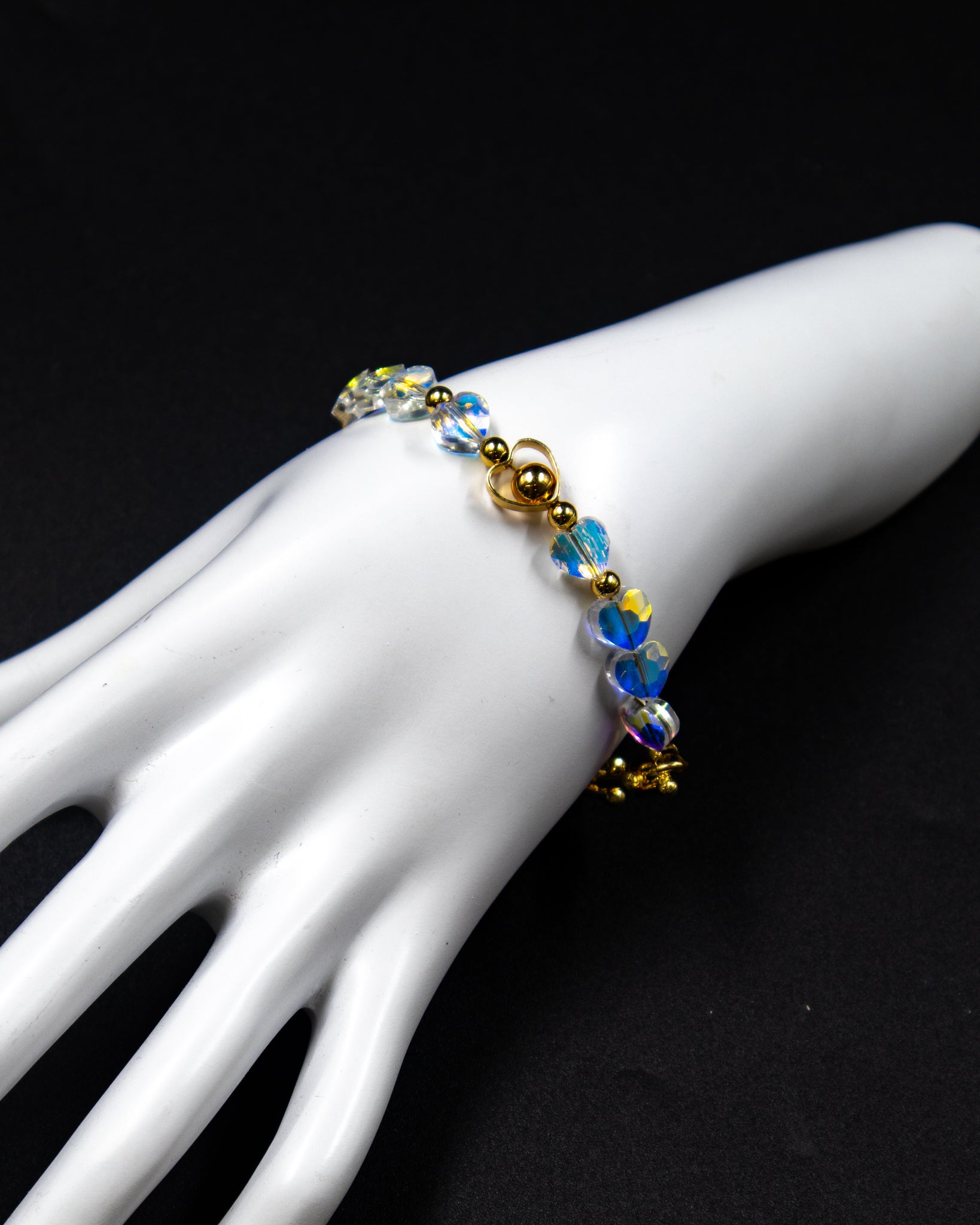 Pulsera con dijes tornasol - M1 Oro Laminado