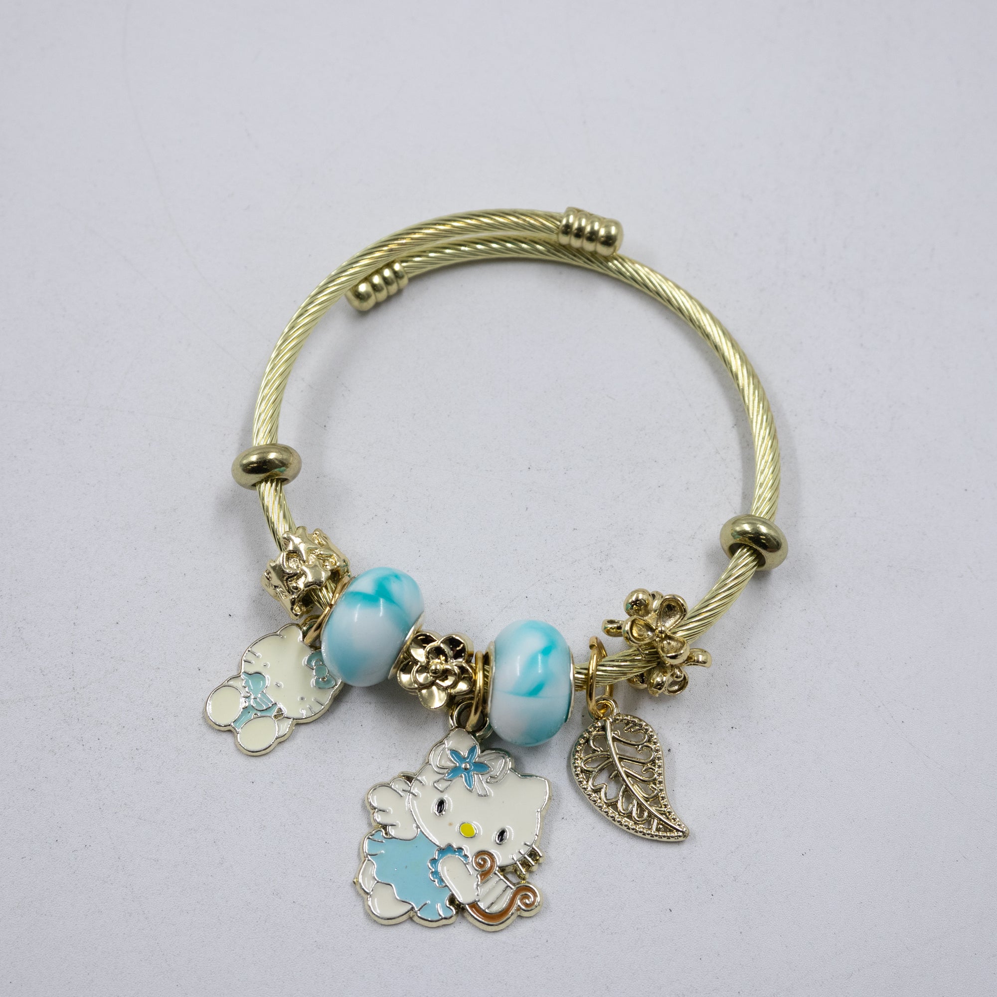 Pulsera tipo Pandora M1 Oro Laminado