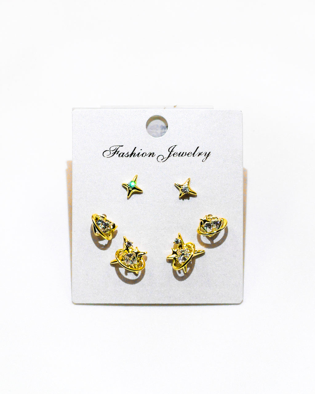 Set Aretes X3 - M8 Oro Laminado