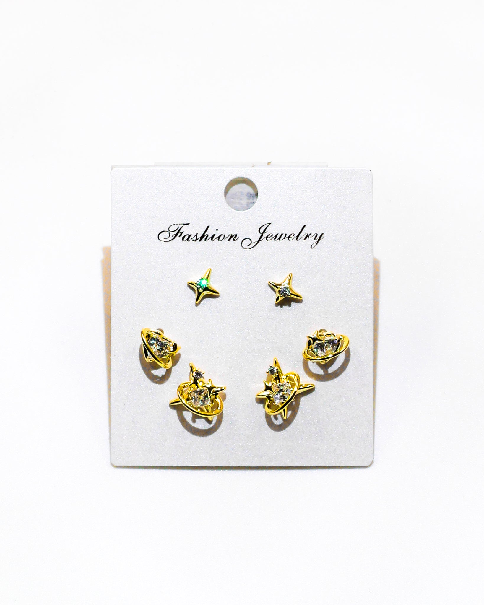 Set Aretes X3 - M8 Oro Laminado