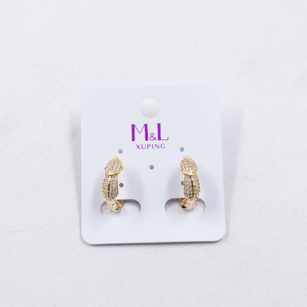 Aretes Xuping Dorados M14 Oro Laminado