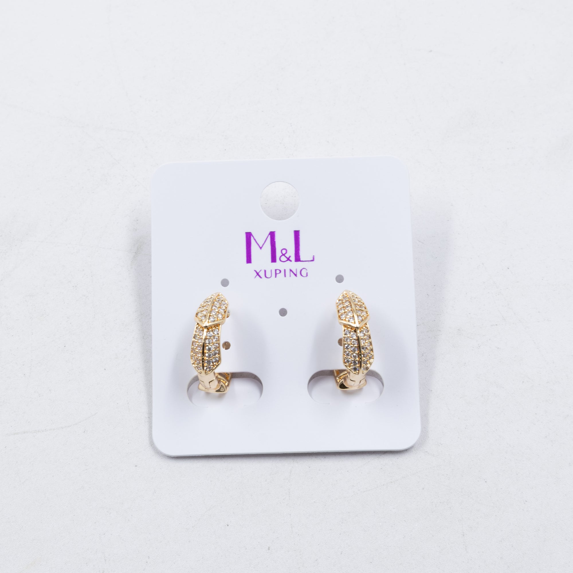 Aretes Xuping Dorados M14 Oro Laminado