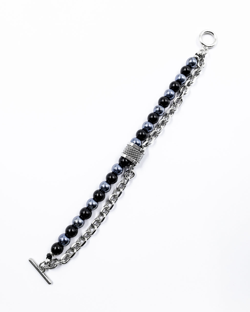 Pulsera de cuentas con Dije - M5 Acero Inoxidable
