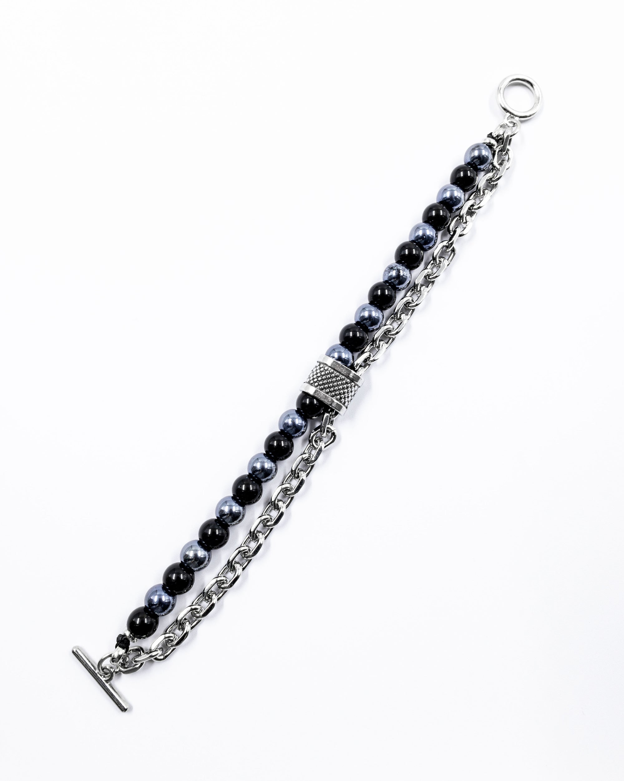 Pulsera de cuentas con Dije - M5 Acero Inoxidable