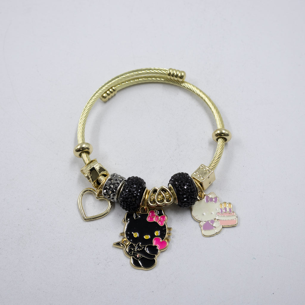 Pulsera tipo Pandora M5 Oro Laminado