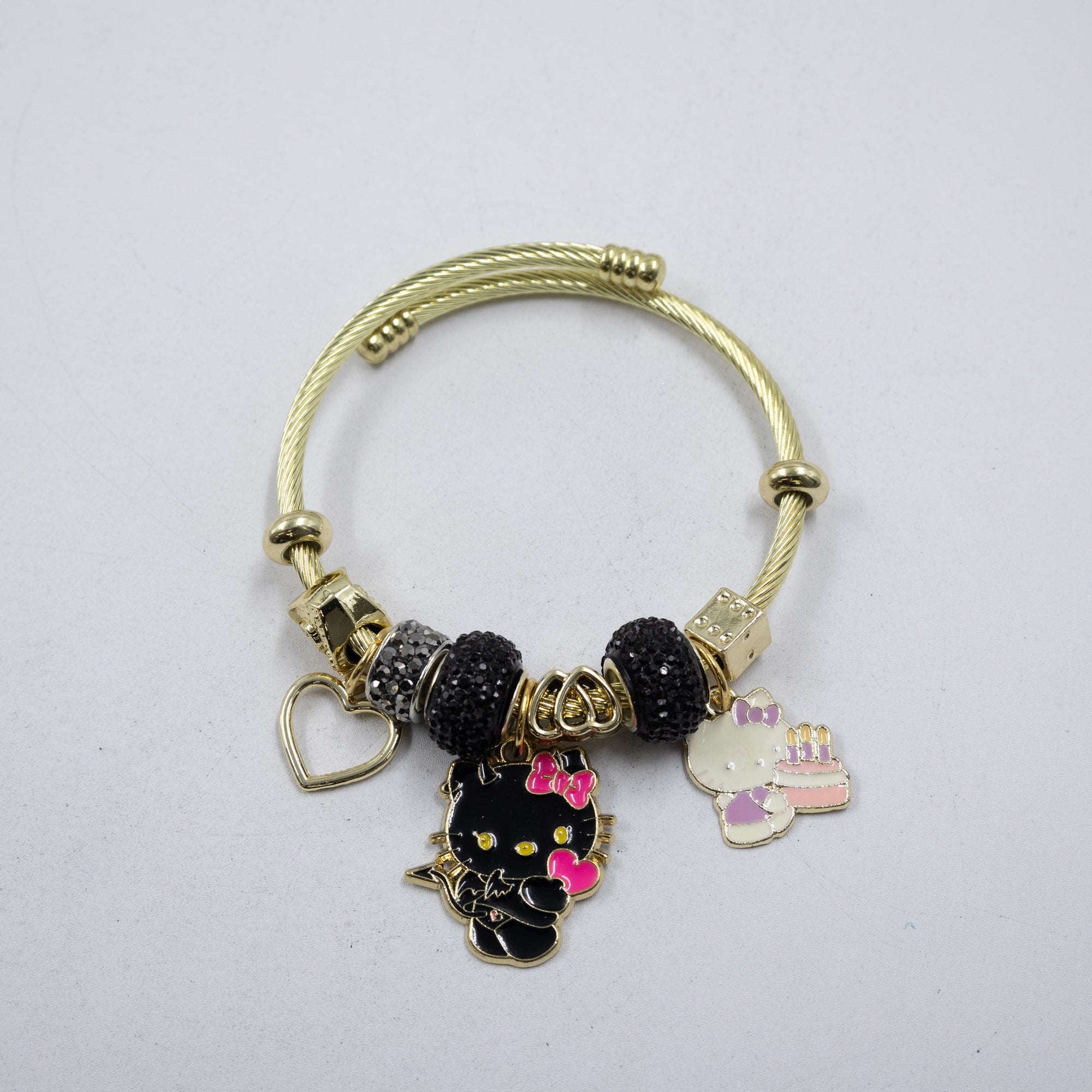 Pulsera tipo Pandora M5 Oro Laminado
