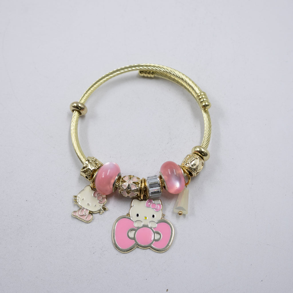 Pulsera tipo Pandora M6 Oro Laminado